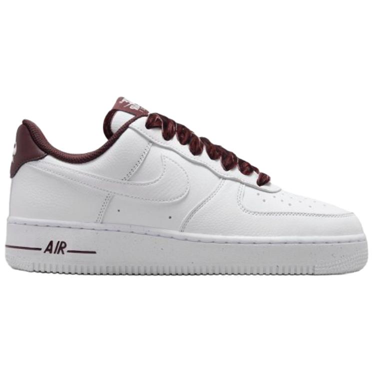 Nike Кеды для скейтбординга Air Force 1 Женские Белые Красные Кроссовки HV4403-600