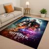 2026 New The W-Witcher Game Geralt Gamer Cartoon Living Room Non-Slip Area Rug Carpet for Bedroom Playroom Sofa,Home Doormat Kid