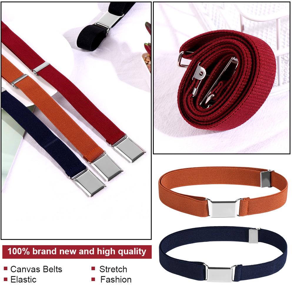 Эластичные детские холщовые ремни Эластичные ремни Пояс Поясной ремень Регулируемый