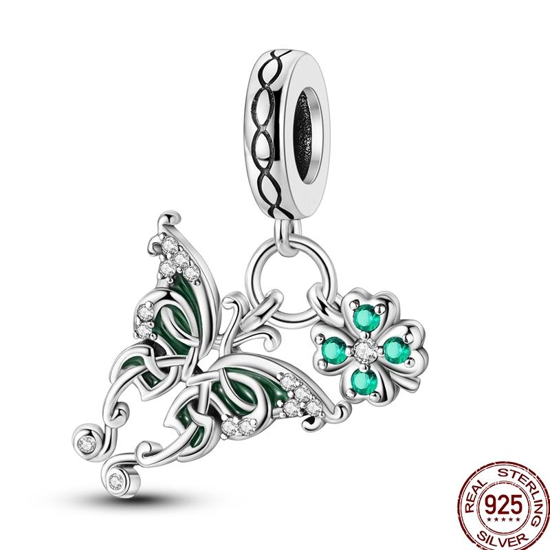 Весенняя коллекция бабочек Медный подсолнух Медведь Бабочка Цветные бусины Подходит для оригинального браслета 3 мм