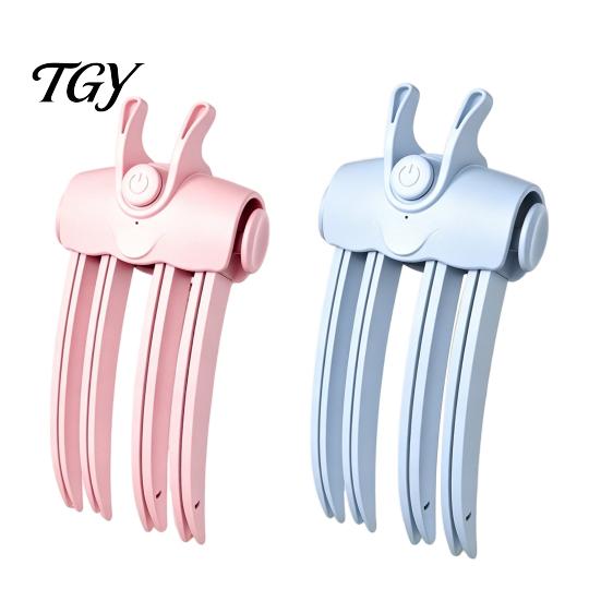 Safe Heated Hair Root Clip 2Pcs Volume Clip, Electric Volumizer Crimper, 3 Minute Lifting Travel Size Styler Comb for Flat Hair, Dual Temperature