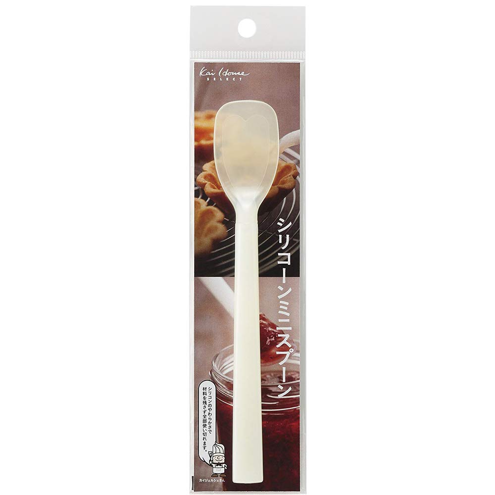 KAI House Select Silicone Mini Made in DL6296 Spoon, Japan,