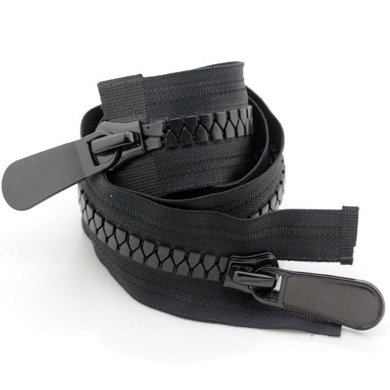 1 шт. пуховик, пальто длиной 70-100 см, длинная молния, двойные слайдеры, одинарный слайдер, открытый конец, 8 #15 #, смоляные молнии