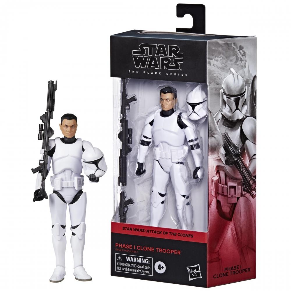 Hasbro Star Wars STAR WARS Black Series Phase I Clone Trooper, Star Wars: Attack of the Clones Collection Item 15 Cm Action Figure G0022 Genuine Produ