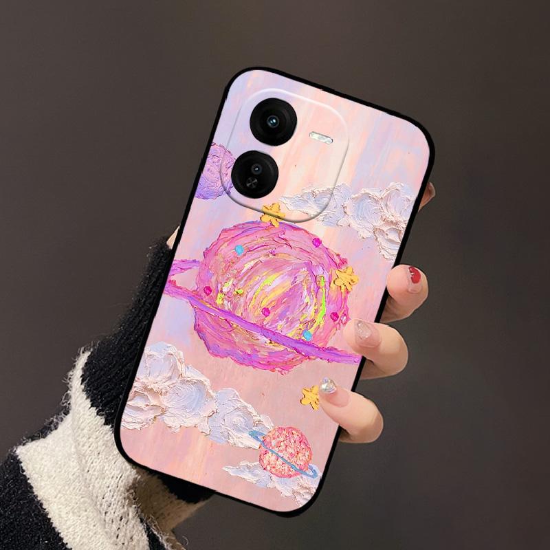 Чехол для IQOO Z9x Мягкий силиконовый противоударный защитный чехол Funda Для Vivo IQOO Z9x Защита от падения Чехол для телефона Coque