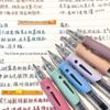Press Type Gel Pens 6 Color Signing Pen Creative Ballpoint Pen  Students Gift