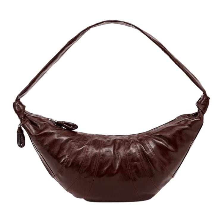 Lemaire Cotton Shoulder Bag Large Unisex Chocolate BG0000-LF1329-401