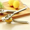 Manual Lemon Juicer Fruit Squeezer Comfortable Grip Stainless Steel Easy To Clean Seedless Lemon Squeezer