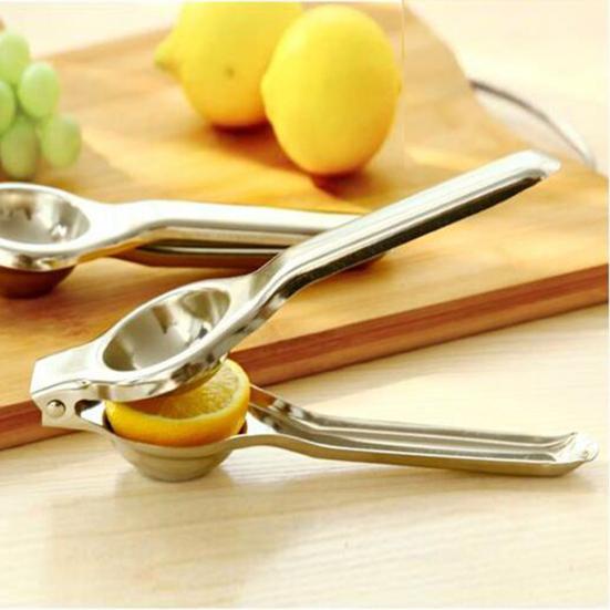 Manual Lemon Juicer Fruit Squeezer Comfortable Grip Stainless Steel Easy To Clean Seedless Lemon Squeezer