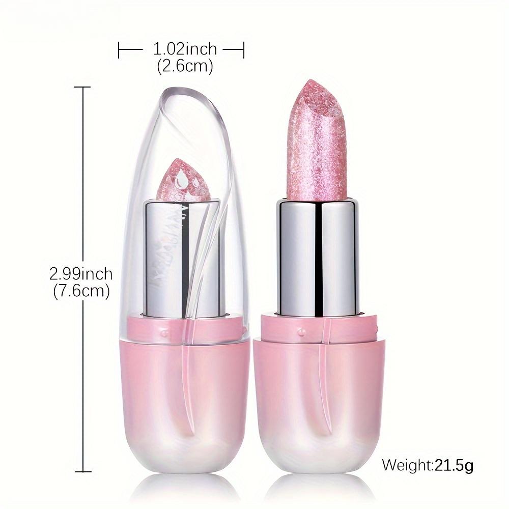 Shimmer Lipstick Набор из 6 мерцающих помад Shimmer Lipstick | Стойкая водостойкая высокопигментированная помада, сияющий финиш, для всех типов кожи, для взрослых, оранжевые и розовые тона