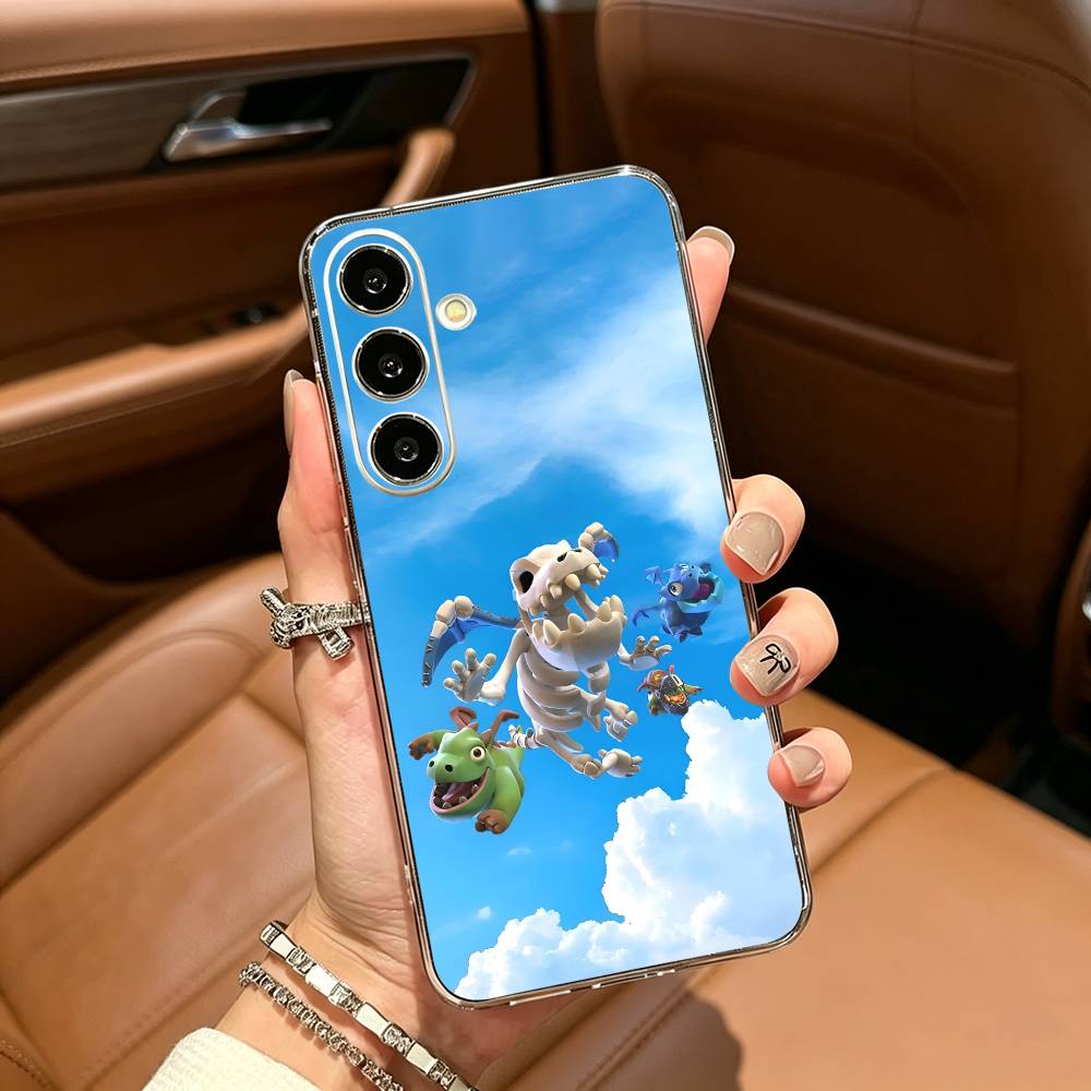 Чехол для телефона C-Clash-es R-royale для Samsung Galaxy A71, A70, A52, A51, A40, A30 Прозрачная крышка