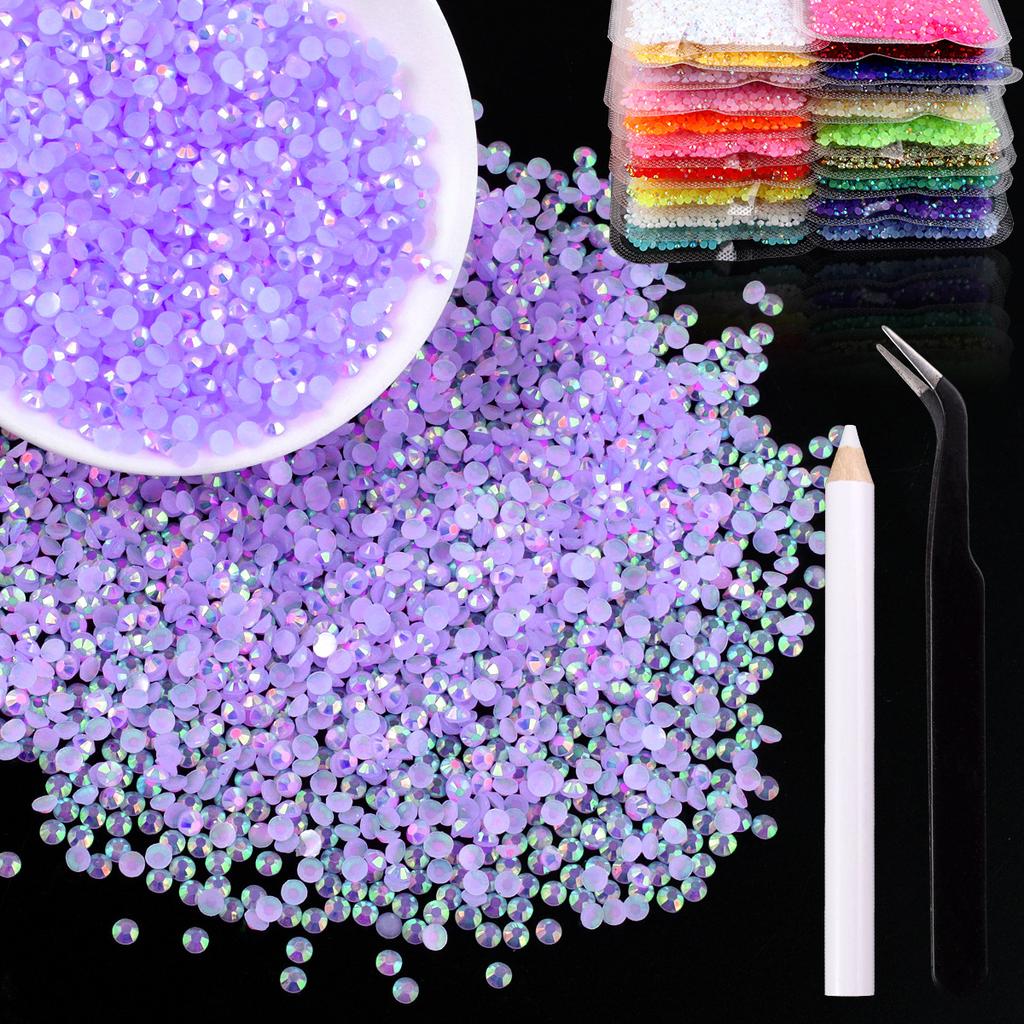 2Mm3Mm4Mm Flat Bottom Resin Drill Diy Handmade Mobile Phone Case Beauty Sticker Drill