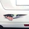 Styling 3D Waterproof Window Car Accessories Scary Eyes Auto-styling Car Stickers Peeking