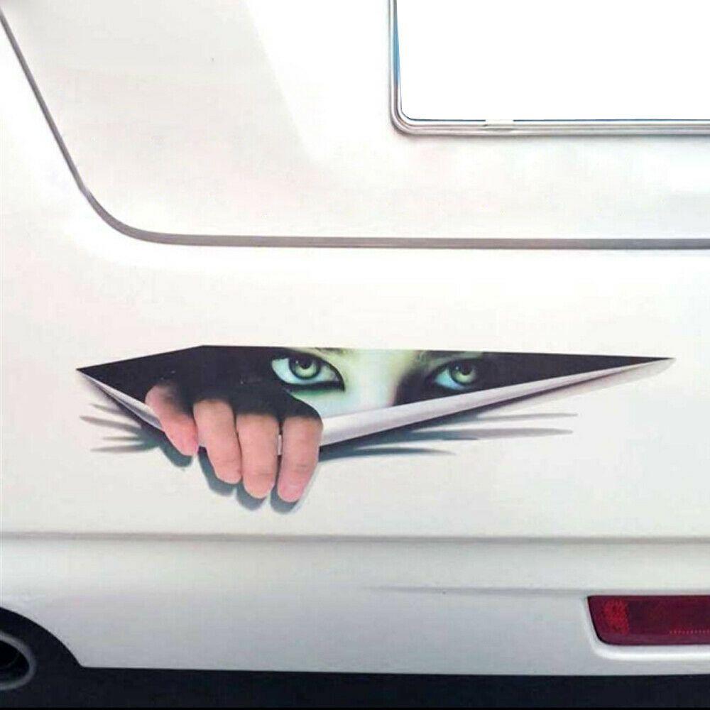 Motorcycle Styling New Auto Decal Waterproof Window 3D Auto-styling Car Stickers Peeking Scary Eyes