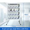 16-Position Galvanized Safety Helmet Rack