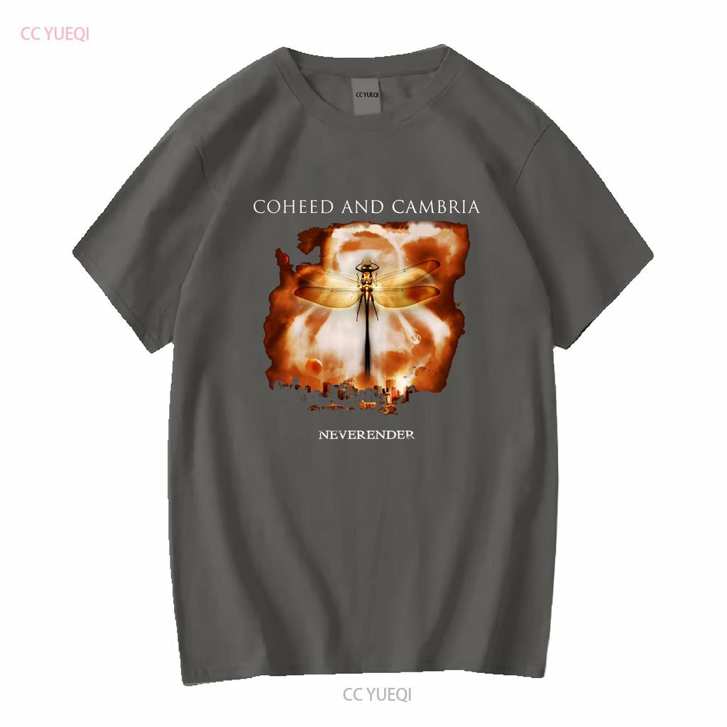 COHEED AND CAMBRIA NEVERENDER Футболка Хлопок S 5XL BO567 винтажная Стирка Графический мужской Унисекс Повседневный Универсальный Эластичный