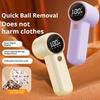 Electric Fabric Shaver Lint Remover Rechargeable Defuzzer with 3-Speed Pill Removal LED Display USB Charging Cable Lint Cutter