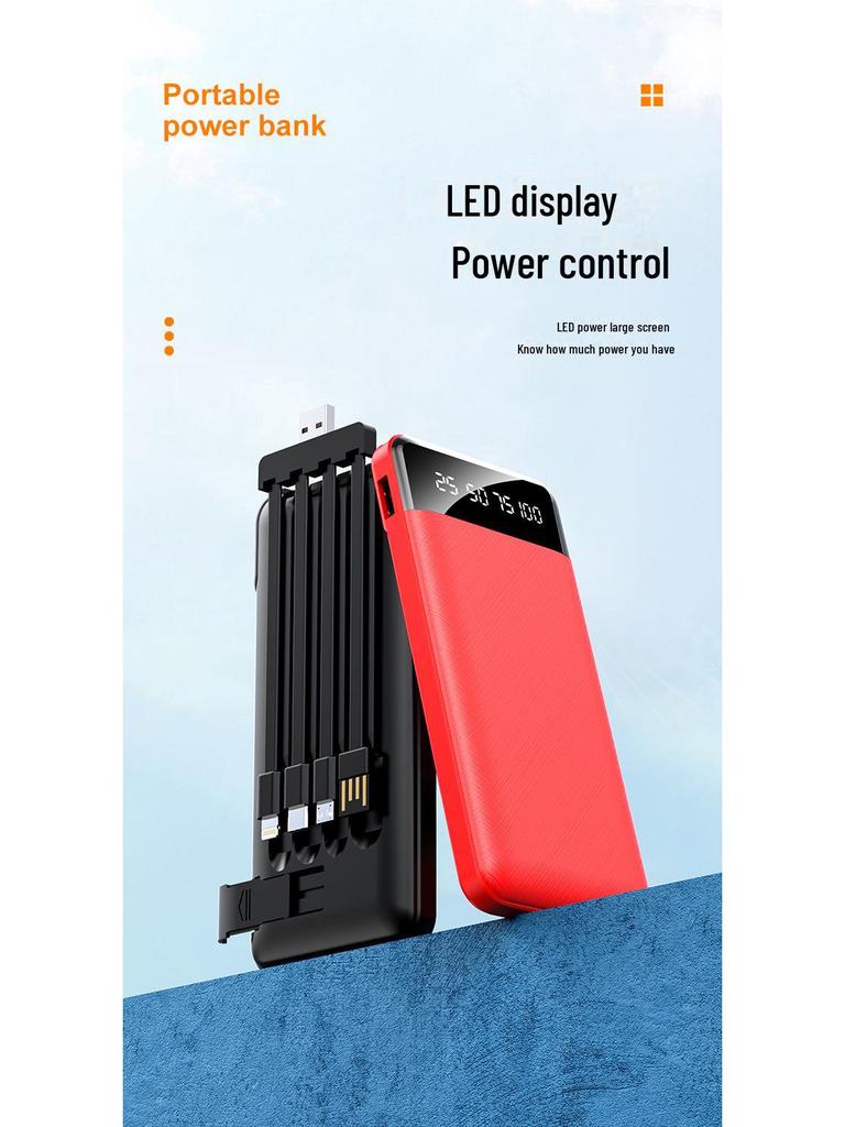 Ультратонкий мини-Power Bank с индивидуальным логотипом и подарочной коробкой для промоакций на мероприятиях