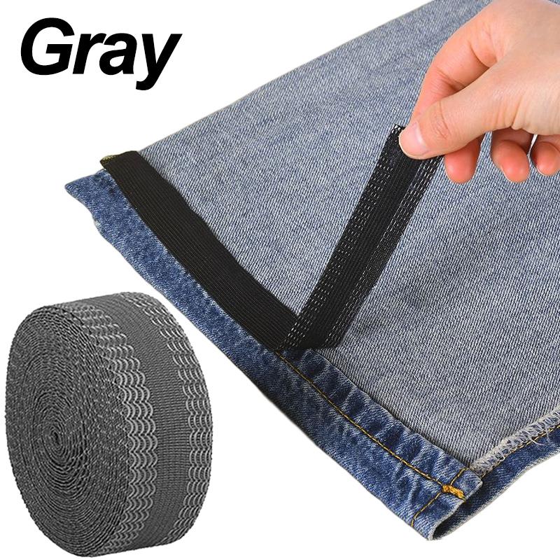 5 м края брюк, укороченная паста, самоклеящиеся брюки, подол рта, гладильная лента для подшивки джинсов, брюки, шитье своими руками, бесплатные брюки, тканевая заплатка