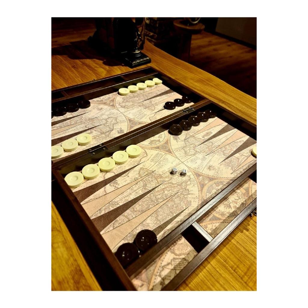 Персонализированный кожаный набор нард Антикварная карта Кожаный набор нард Роскошные кожаные нарды Специальное производство