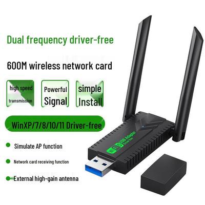 Двухдиапазонная 5G беспроводная сетевая карта USB с Bluetooth-приемником