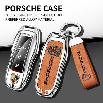 Умный чехол-оболочка для ключа автомобиля Для Porsche Panamera Spyder Carrera Macan Boxster Cayman Cayenne 911 970 981 Аксессуары Брелок