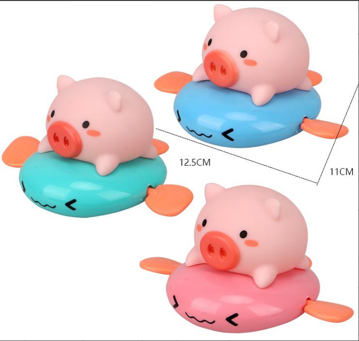 Заводные игрушки для ванной: Желтая утка и черепаха рыба-клоун для детей