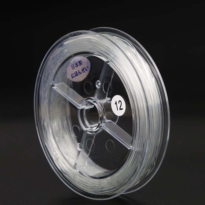 Эластичная леска Прозрачная хрустальная бисерная нить для изготовления браслетов и ожерелий своими руками