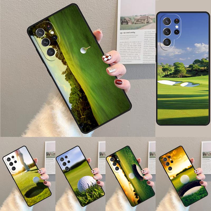 Силиконовый чехол для телефона с рисунком поля для гольфа для Samsung Galaxy note 10 pro S26 S25 S24 S23 S22 S21 Plus S25Ultra Capa Cover