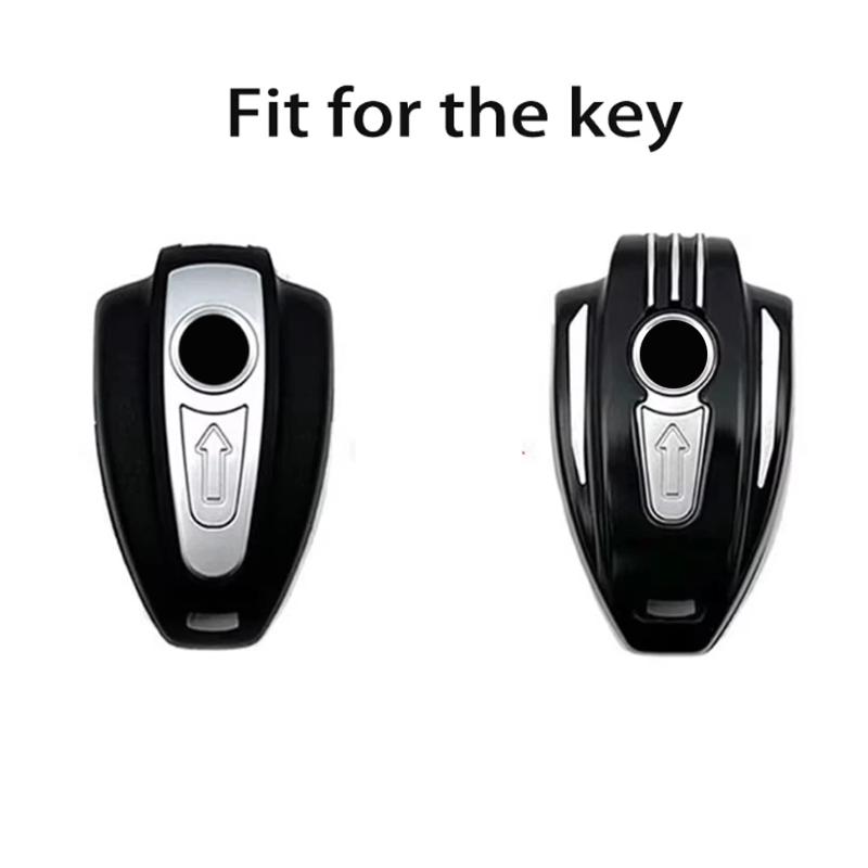 Retro Leather Motorcycle Key Case For Bmw R18 R1 R18B R18C Car Key Fob Key Chain Car Key Case Keyring Accessories