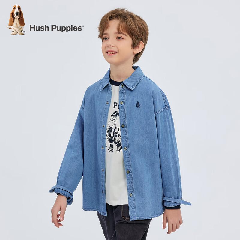 Джинсовая рубашка-куртка для мальчика Hush Puppies