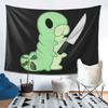Hollow Knight Grub With A Knife Tapestry Wall Hanging Aesthetic Home Decor Tapestries for Living Room Bedroom