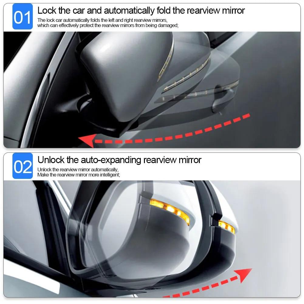 Автомобильный привод заднего вида, складной мотор двери, бокового зеркала для HONDA CRV 8th 9th Accord ELYSION Odyssey XRV VEZEL, автомобильные аксессуары