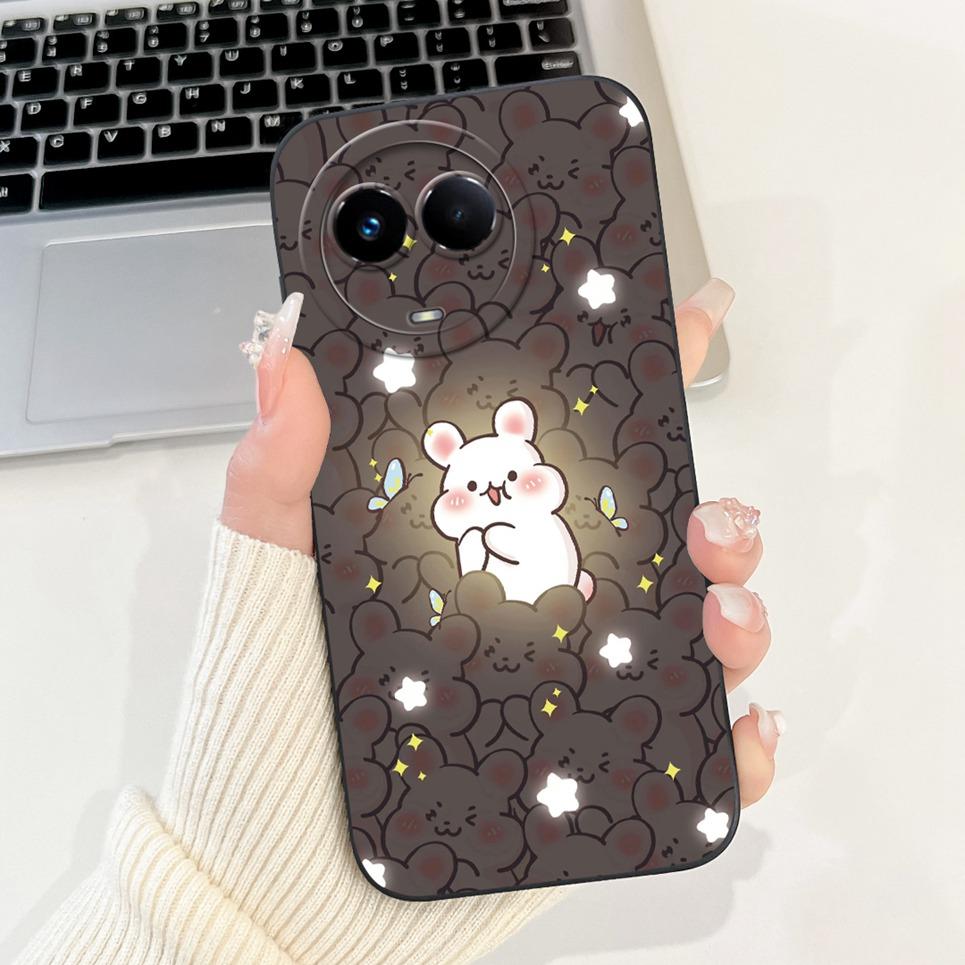 Case For Realme 11 4G 5G 11 Pro Plus 11x Phone Case RMX3780 RMX3751 RMX3636 Soft Silicone Cartoon Back Cover Camara Protection