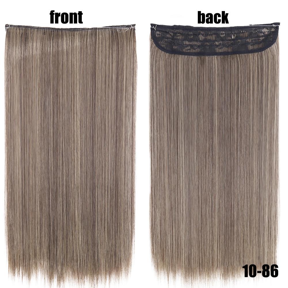 XINRAN 22-дюймовые модные женские волосы для наращивания, устойчивые к высоким температурам, синтетические волны, длинные волосы без клипс, невидимый парик для лески