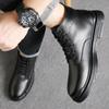Тактические ботильоны мужские уличные кожаные зимние меховые теплые мужские ботинки американские охотничьи ботинки для мужчин повседневная обувь черный t65