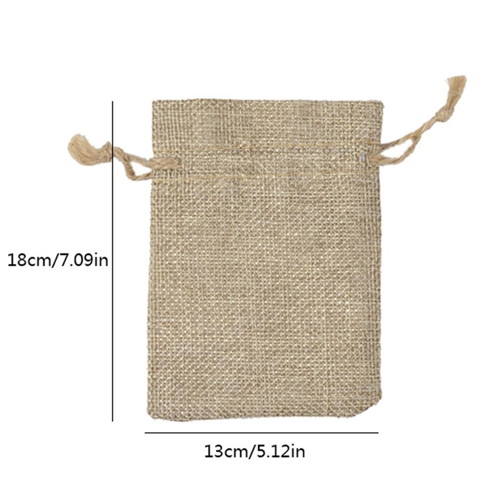10 шт. больших вместительных сумок для хранения, пыленепроницаемые мешочки для ювелирных изделий, новые подарочные мешочки из мешковины