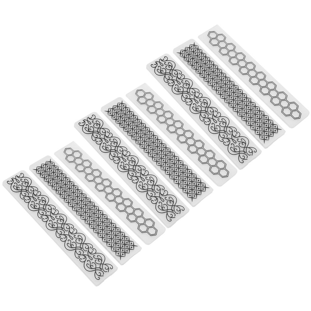 9 шт. Цветочная пластиковая папка для тиснения, бумажные украшения, шаблон для изготовления карточек, аксессуары