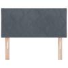 Headboard Dark Grey 90 cm Velvet
