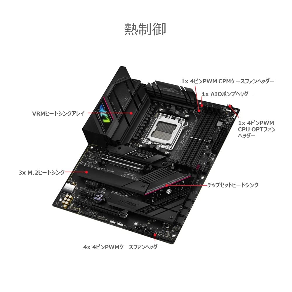 Asus ROG STRIX GAMING WIFI AMD Ryzen 7000 Series AM5 Compatible B650 Equipped ATX Authorized Distributor Product B650E-F Motherboard/domestic