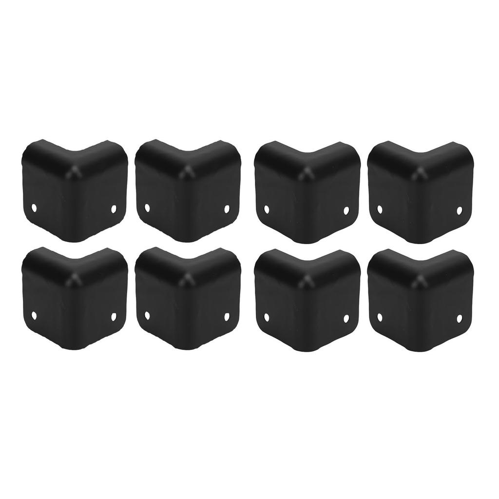 8pcs Speaker Corner Protectors Iron Cabinet Corner Guard Wrap for Stage Speaker Guitar Amplifier Cabinet Furniture