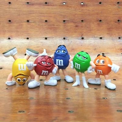 ПВХ Мини-фигурки Набор из 5 штук Американские товары m&m's M&M's