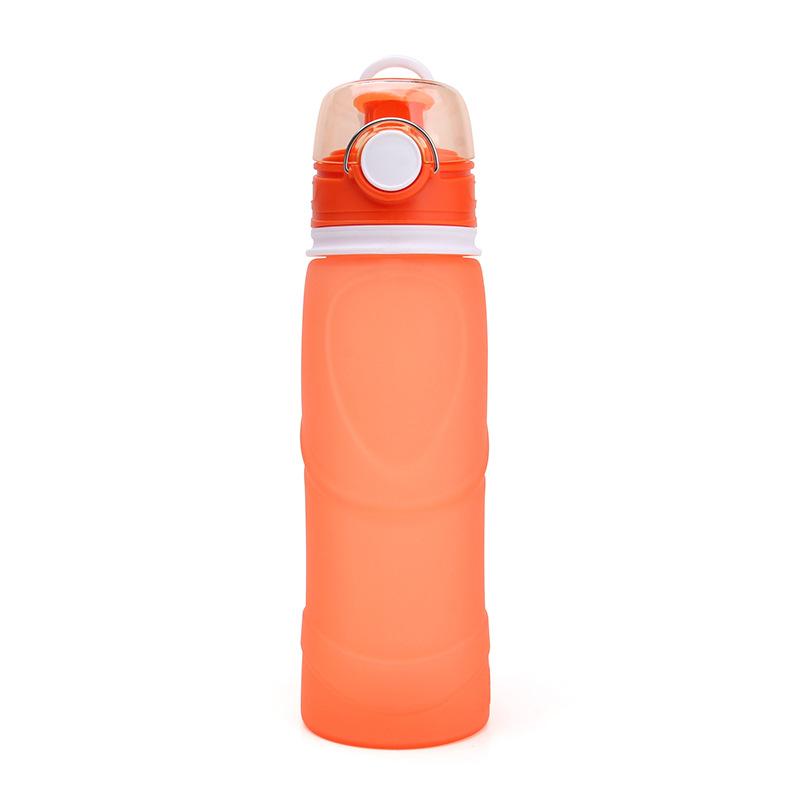 Spacious 750ml Active Foldable and Lightweight Silicone the Bottle of Jug Good-looking Internet Celebrity Big Belly Cup Travel Pot Gift