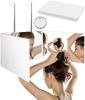 Athvcht Angle Height Wide Viewing Makeup Stable To HD Mirror Back of Head Visible Three-Sided Mirror, 360° Adjustment, Adjustable, Foldable,