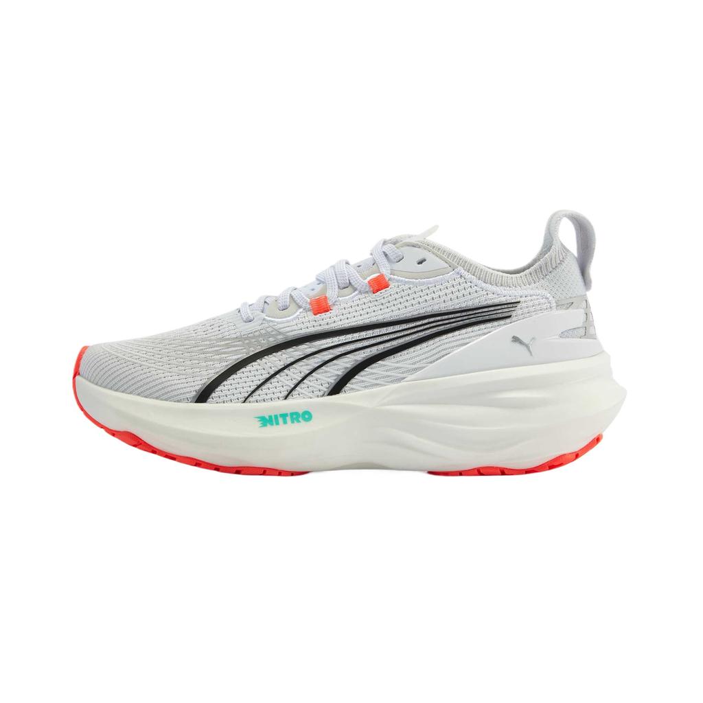 New PUMA ForeverRUN Nitro Low Top Running Shoes Women's White Blue 310471-08