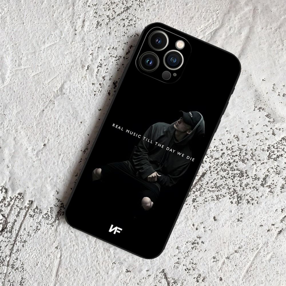 Чехол для телефона рэпера NF для iPhone 16 15 14 13 12 11 Pro Max Xr X Xs Mini 8 Plus SE 2022 Черный Мягкий Силиконовый Чехол