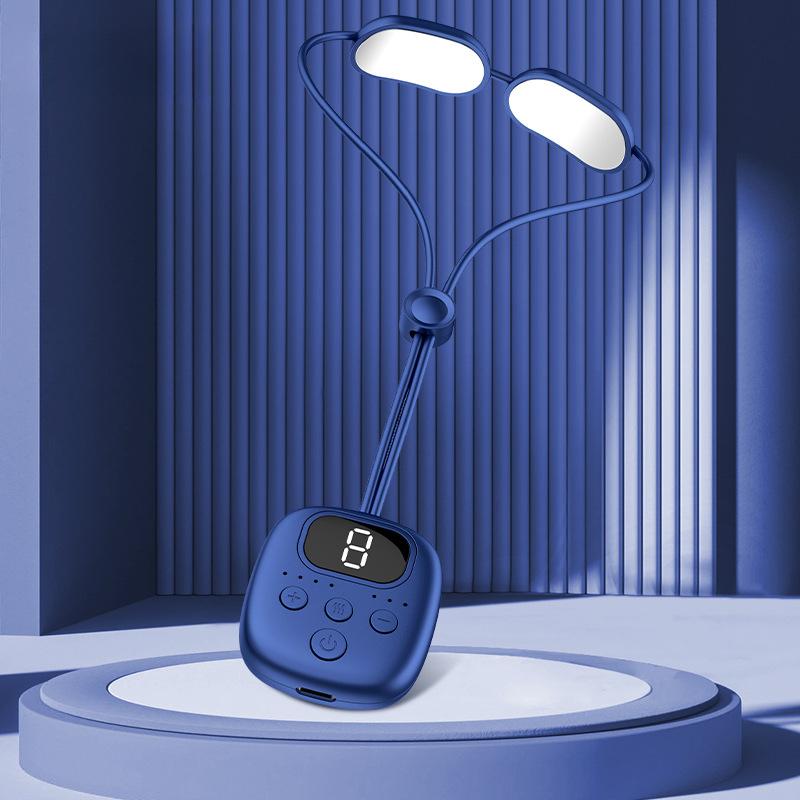 Подвесное устройство для шейного отдела позвоночника Мини-массажер для шеи с двойным импульсом Портативный протектор для шеи Массажер с горячим компрессом