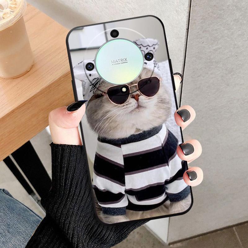 Чехол для Honor Magic 6 Lite 5G Мягкий Силикон Крутой Волк Ударопрочный Чехол Для Huawei Honor Magic6 Lite 5G ТПУ Чехол Лев Fundas