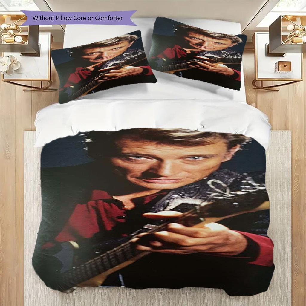 Embrace Art Fully Bedding (1 * duvet cover + 2 * pillowcase, without core) 2D Flat Christmas birthday gift Bedding set Soft and comfortable