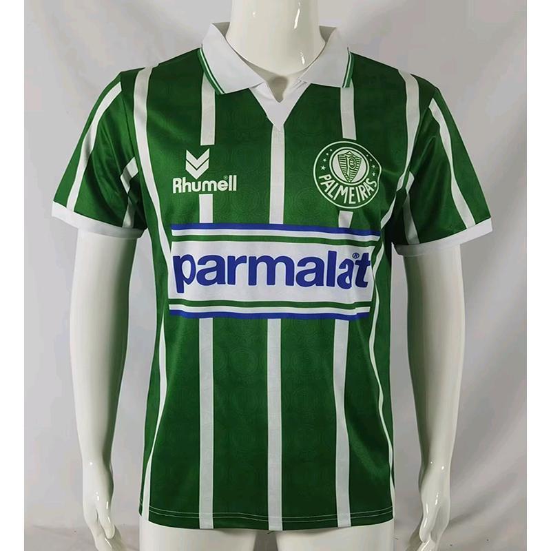 Retro Palmeiras Home Soccer Jersey 1992 1993 1994 Brazil Championship Vintage Football Shirt Cycling Style